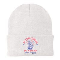 So Long London Had A Good Run Funny 4th Of July Beanie