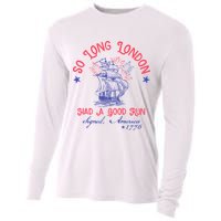 So Long London Had A Good Run Funny 4th Of July Cooling Performance Long Sleeve Crew