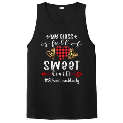 School Lunch Lady My Class Is Full Of Sweet Hearts Cool Gift PosiCharge Competitor Tank