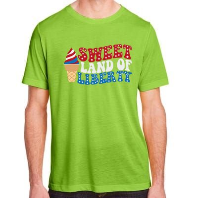 Sweet Land Liberty 4th Of July / Funny Independence Usa Day Great Gift Adult ChromaSoft Performance T-Shirt