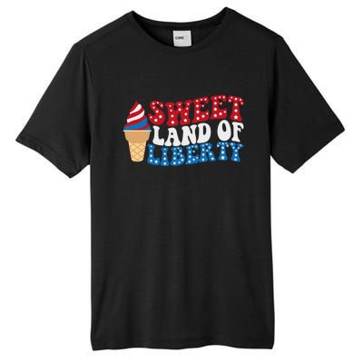 Sweet Land Liberty 4th Of July / Funny Independence Usa Day Great Gift Tall Fusion ChromaSoft Performance T-Shirt