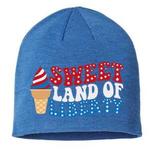 Sweet Land Liberty 4th Of July / Funny Independence Usa Day Great Gift Sustainable Beanie