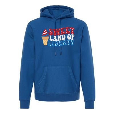 Sweet Land Liberty 4th Of July / Funny Independence Usa Day Great Gift Premium Hoodie