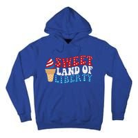 Sweet Land Liberty 4th Of July / Funny Independence Usa Day Great Gift Tall Hoodie