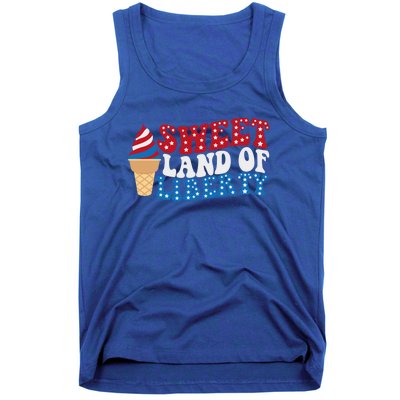 Sweet Land Liberty 4th Of July / Funny Independence Usa Day Great Gift Tank Top