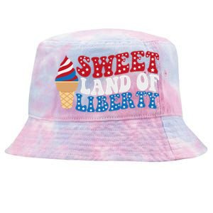 Sweet Land Liberty 4th Of July / Funny Independence Usa Day Great Gift Tie-Dyed Bucket Hat