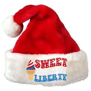 Sweet Land Liberty 4th Of July / Funny Independence Usa Day Great Gift Premium Christmas Santa Hat