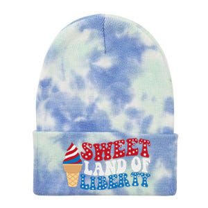 Sweet Land Liberty 4th Of July / Funny Independence Usa Day Great Gift Tie Dye 12in Knit Beanie