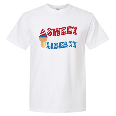 Sweet Land Liberty 4th Of July / Funny Independence Usa Day Great Gift Garment-Dyed Heavyweight T-Shirt