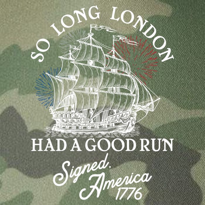So Long London Had A Good Run Signed America 1776 Legacy Tie Dye Trucker Hat