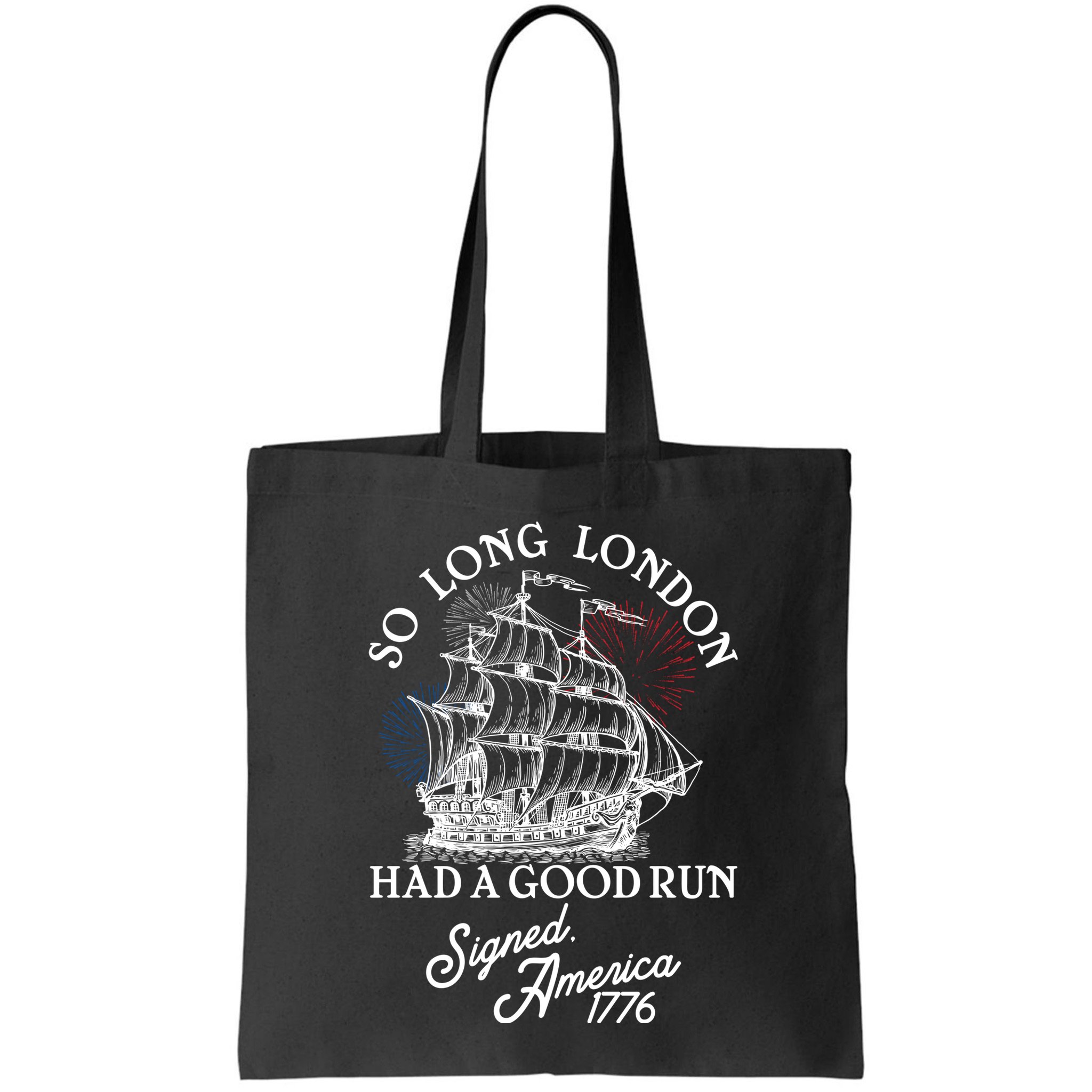 So Long London Had A Good Run Signed America 1776 Bag