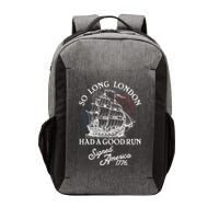 So Long London Had A Good Run Signed America 1776 Vector Backpack
