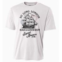 So Long London Had A Good Run Signed America 1776 Cooling Performance Crew T-Shirt