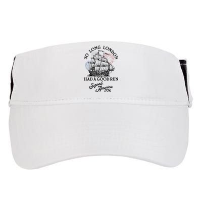 So Long London Had A Good Run Signed America 1776 Adult Drive Performance Visor