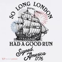 So Long London Had A Good Run Signed America 1776 Flatbill Hat