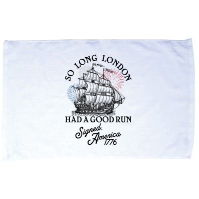So Long London Had A Good Run Signed America 1776 Microfiber Hand Towel
