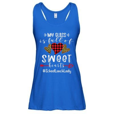 School Lunch Lady My Class Is Full Of Sweet Hearts Gift Ladies Essential Flowy Tank