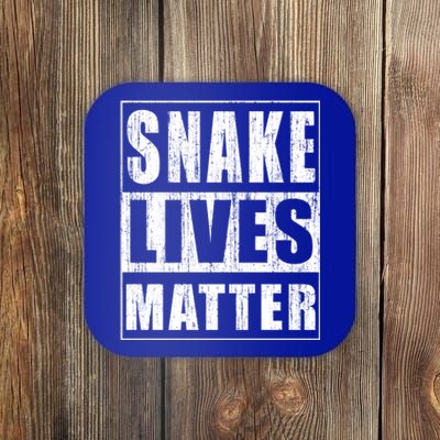 Snake Lives Matter Funny Gift For Herpetologist Gift Coaster