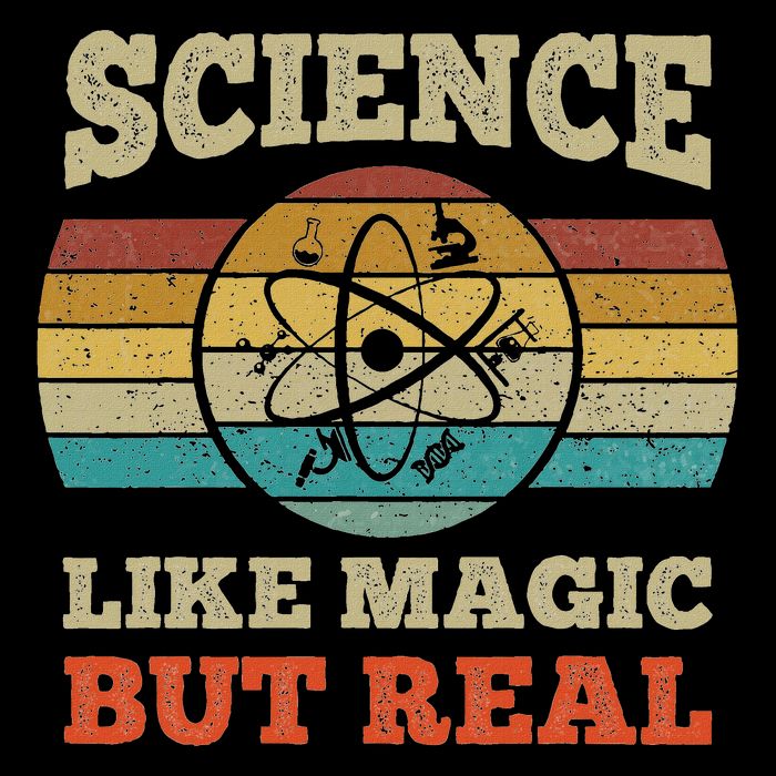 Science Like Magic But Real Science Teacher Geek Nerd Button