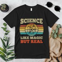 Science Like Magic But Real Science Teacher Geek Nerd Premium T-Shirt