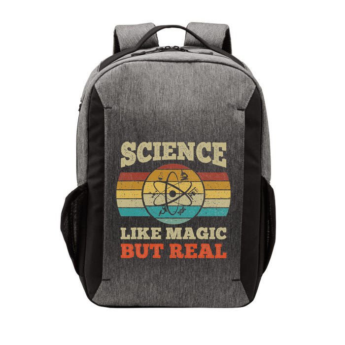 Science Like Magic But Real Science Teacher Geek Nerd Vector Backpack