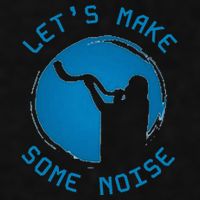 Shofar LetS Make Some Noise Rosh Hashanah Ladies PosiCharge Tri-Blend Wicking Tank
