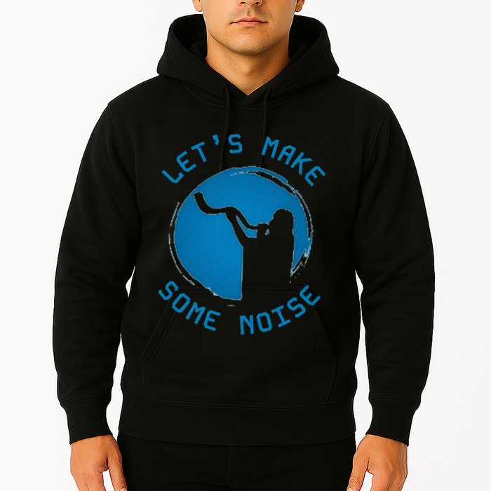 Shofar LetS Make Some Noise Rosh Hashanah Hoodie