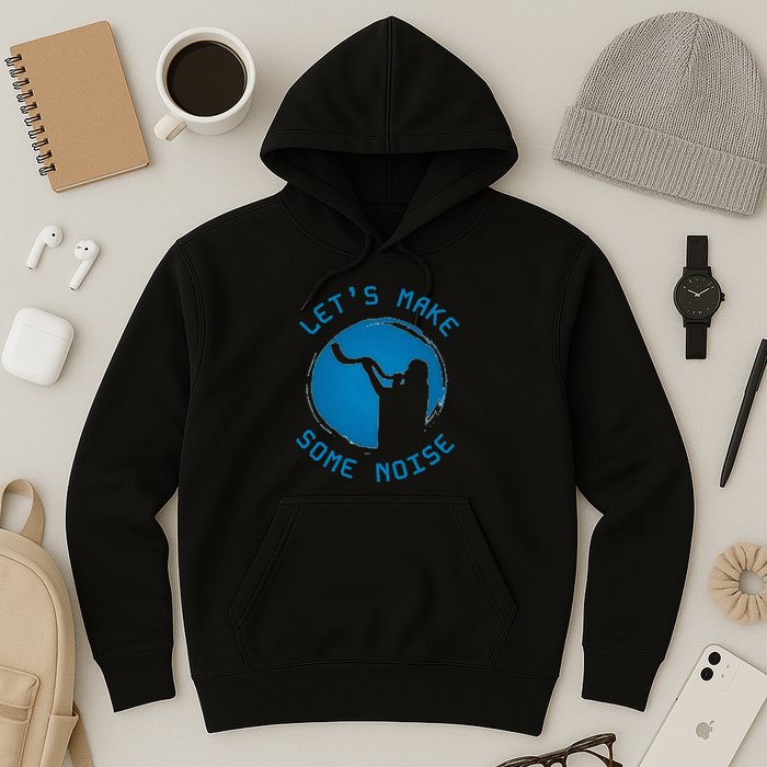 Shofar LetS Make Some Noise Rosh Hashanah Hoodie