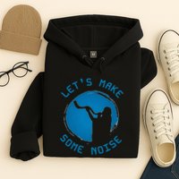 Shofar LetS Make Some Noise Rosh Hashanah Hoodie