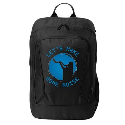 Shofar LetS Make Some Noise Rosh Hashanah City Backpack