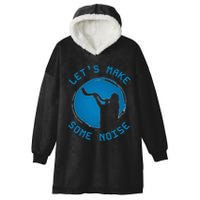 Shofar LetS Make Some Noise Rosh Hashanah Hooded Wearable Blanket
