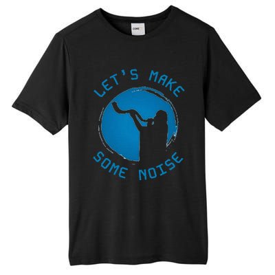 Shofar LetS Make Some Noise Rosh Hashanah Tall Fusion ChromaSoft Performance T-Shirt