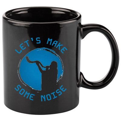 Shofar LetS Make Some Noise Rosh Hashanah 11oz C Handle Ceramic Mug