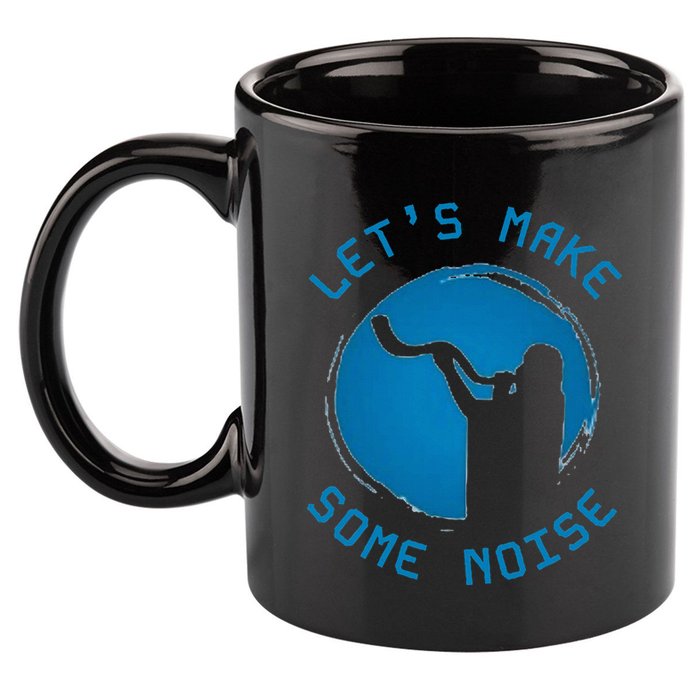 Shofar LetS Make Some Noise Rosh Hashanah 11oz C Handle Ceramic Mug
