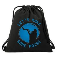 Shofar LetS Make Some Noise Rosh Hashanah Drawstring Bag
