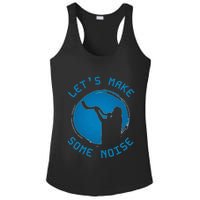 Shofar LetS Make Some Noise Rosh Hashanah Ladies PosiCharge Competitor Racerback Tank