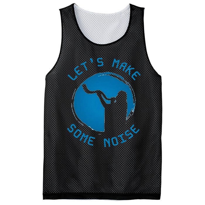 Shofar LetS Make Some Noise Rosh Hashanah Mesh Reversible Basketball Jersey Tank