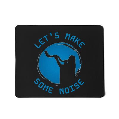 Shofar LetS Make Some Noise Rosh Hashanah Mousepad