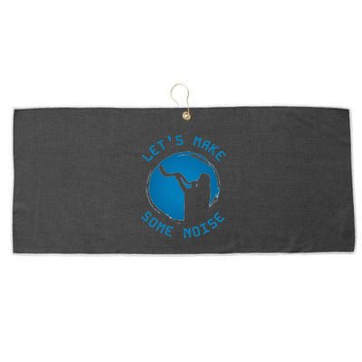 Shofar LetS Make Some Noise Rosh Hashanah Large Microfiber Waffle Golf Towel