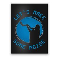 Shofar LetS Make Some Noise Rosh Hashanah Poster