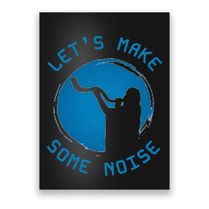 Shofar LetS Make Some Noise Rosh Hashanah Poster