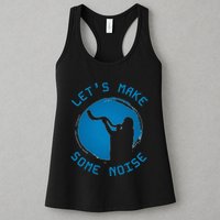 Shofar LetS Make Some Noise Rosh Hashanah Womens Tank Top
