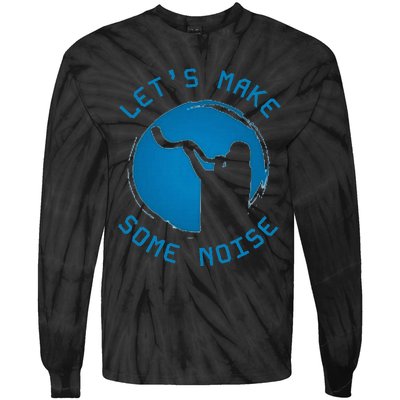 Shofar LetS Make Some Noise Rosh Hashanah Tie-Dye Long Sleeve Shirt