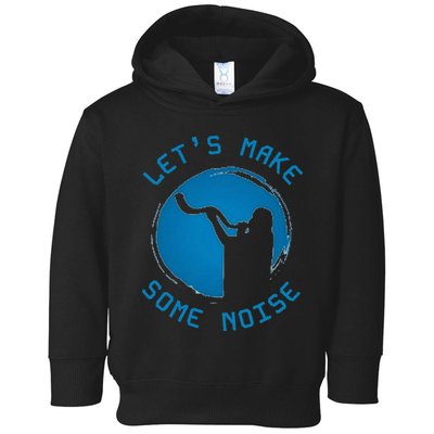 Shofar LetS Make Some Noise Rosh Hashanah Toddler Hoodie