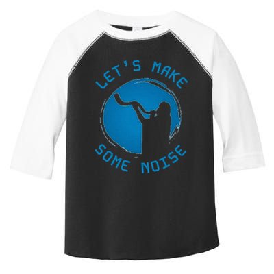 Shofar LetS Make Some Noise Rosh Hashanah Toddler Fine Jersey T-Shirt