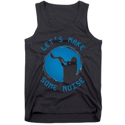 Shofar LetS Make Some Noise Rosh Hashanah Tank Top