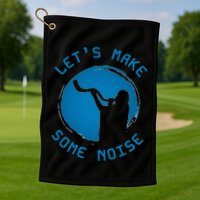 Shofar LetS Make Some Noise Rosh Hashanah Golf Towel