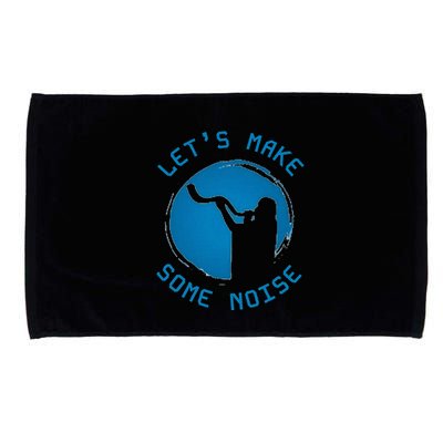 Shofar LetS Make Some Noise Rosh Hashanah Microfiber Hand Towel