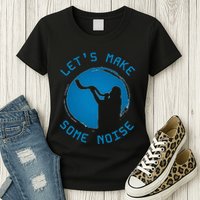 Shofar LetS Make Some Noise Rosh Hashanah Womens T-Shirt