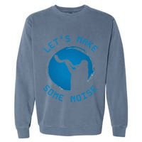 Shofar LetS Make Some Noise Rosh Hashanah Garment-Dyed Sweatshirt